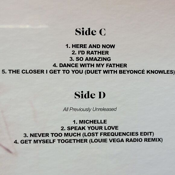 VINYL Luther Vandross: Never Too Much - Greatest Hits 2 Black LP - NEW / SEALED - Picture 6 of 6